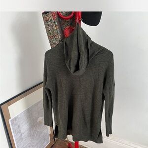 French Connection cowl neck sweater in dark green